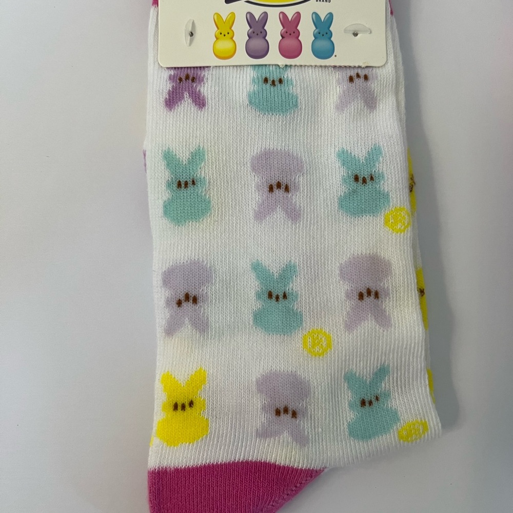 Peeps Themed Socks Set of 3 Womens crew socks Easter Sz 5-9.5 - Picture 3 of 9